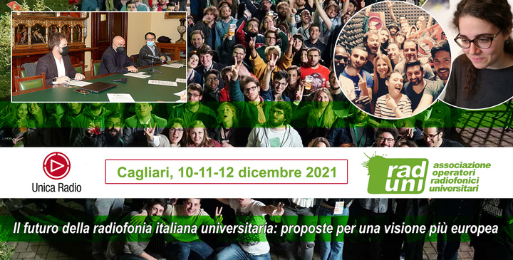 Dal 10 al 12 dicembre a Cagliari il primo Congresso degli operatori radiofonici universitari per discutere sul futuro delle emittenti studentesche degli atenei italiani