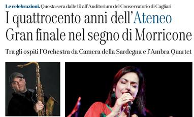 L'articolo su L'Unione Sarda del 9 dicembre 2021 a pagina 46