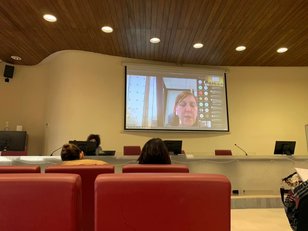 La vicepresidente della Giunta regionale, Alessandra Zedda, durante il suo intervento