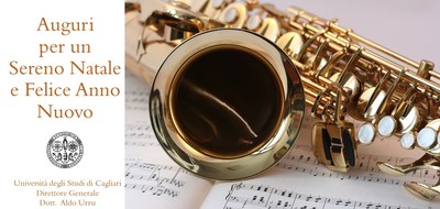 Il biglietto di auguri del dottor Aldo Urru, direttore generale di UniCa