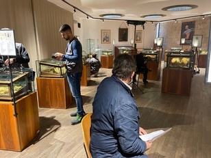 Cagliari. La troupe di Italia1 al lavoro con le cere del Susini: il servizio &egrave; stato realizzato lo scorso 19 novembre