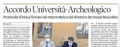 La notizia su La Nuova Sardegna del 10 febbraio 2022 a pagina 9