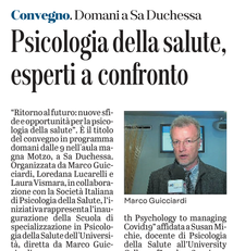 La notizia su L'Unione Sarda del 3 marzo 2022 a pagina 21