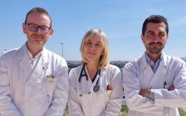 Da sinistra, Mario Scartozzi, Pina Ziranu e Marco Puzzoni