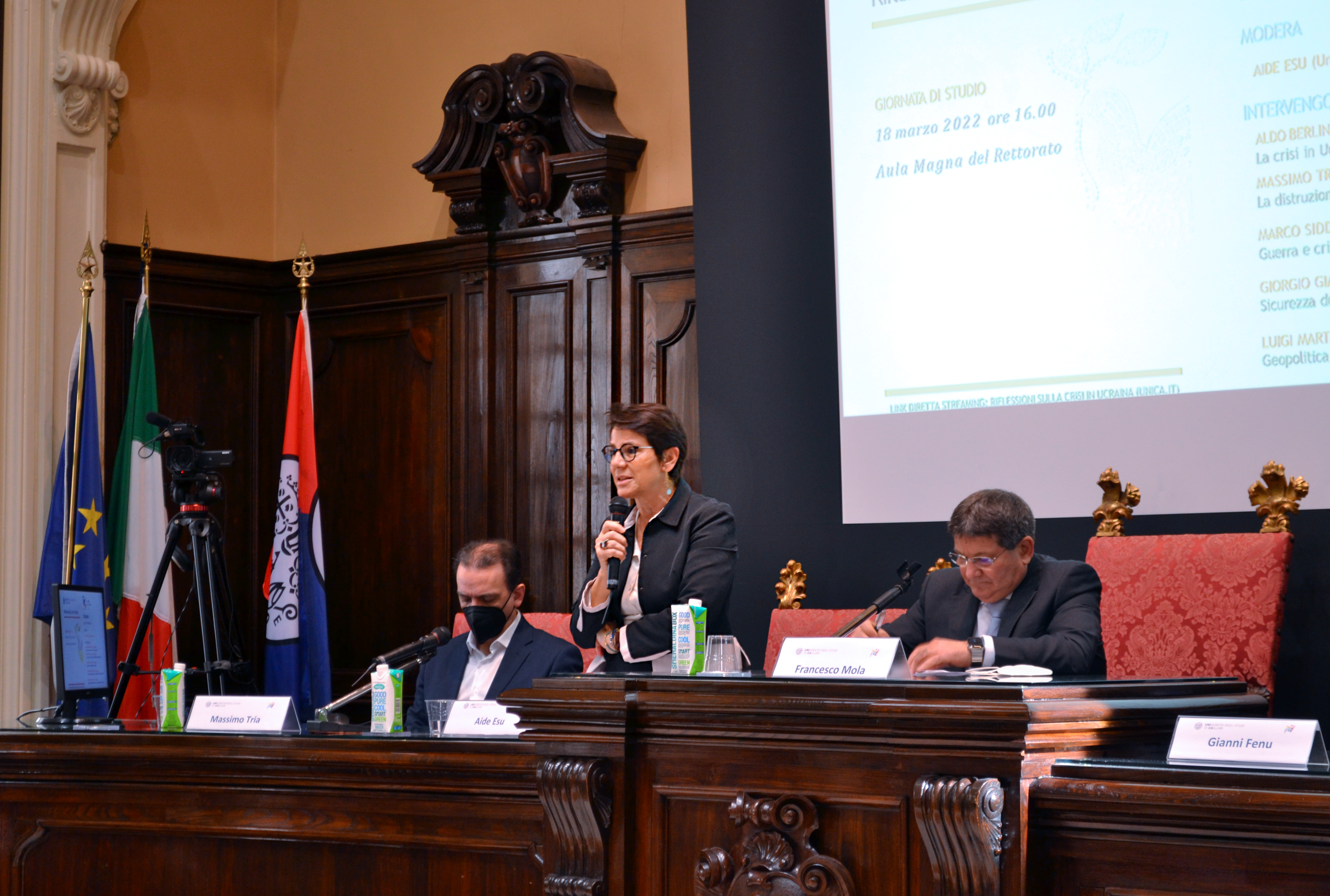 Aide Esu, moderatrice del convegno