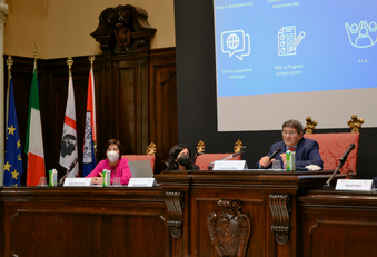 Un momento della conferenza stampa di presentazione delle Giornate di Orientamento