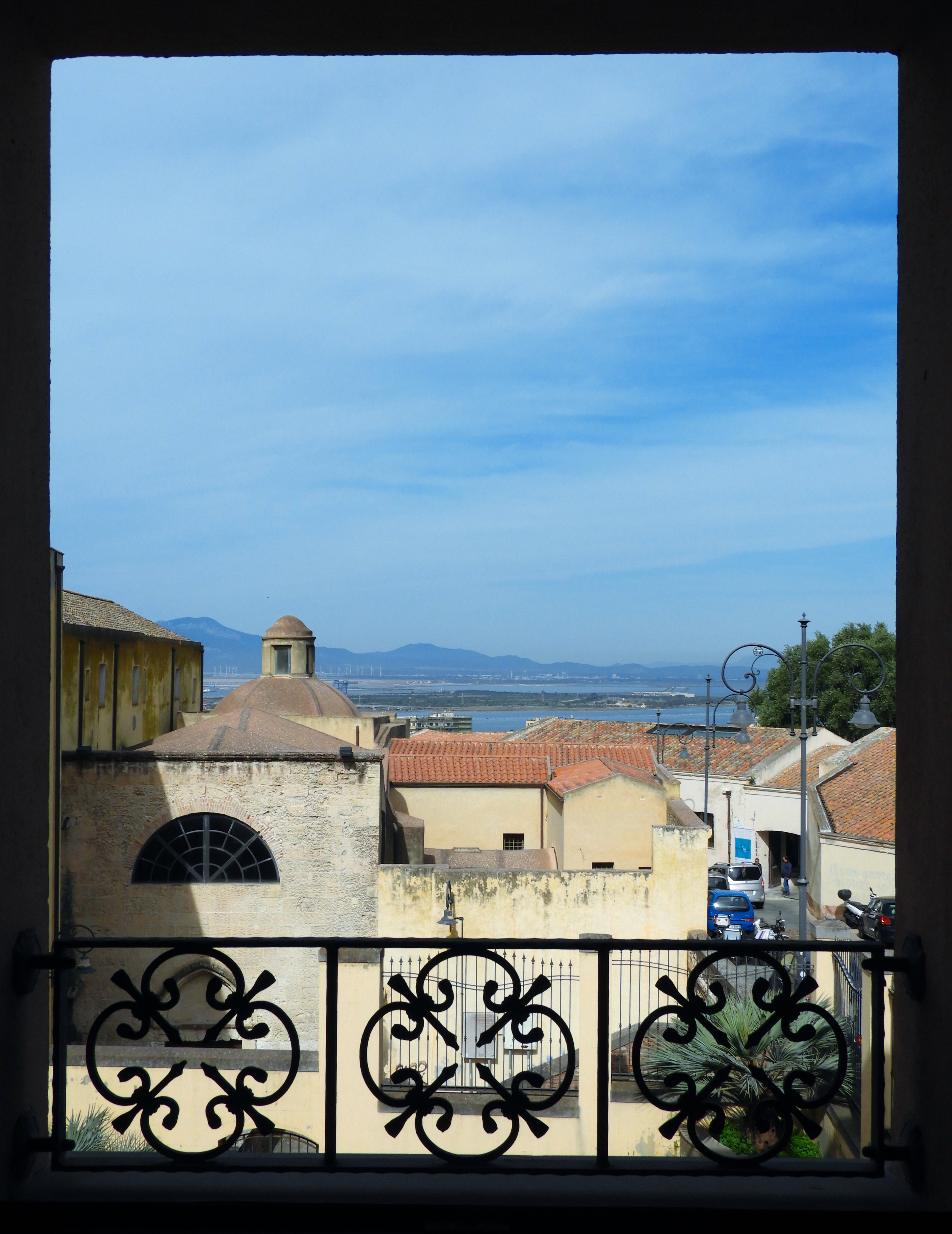 Il paesaggio urbano di Cagliari dal MUACC