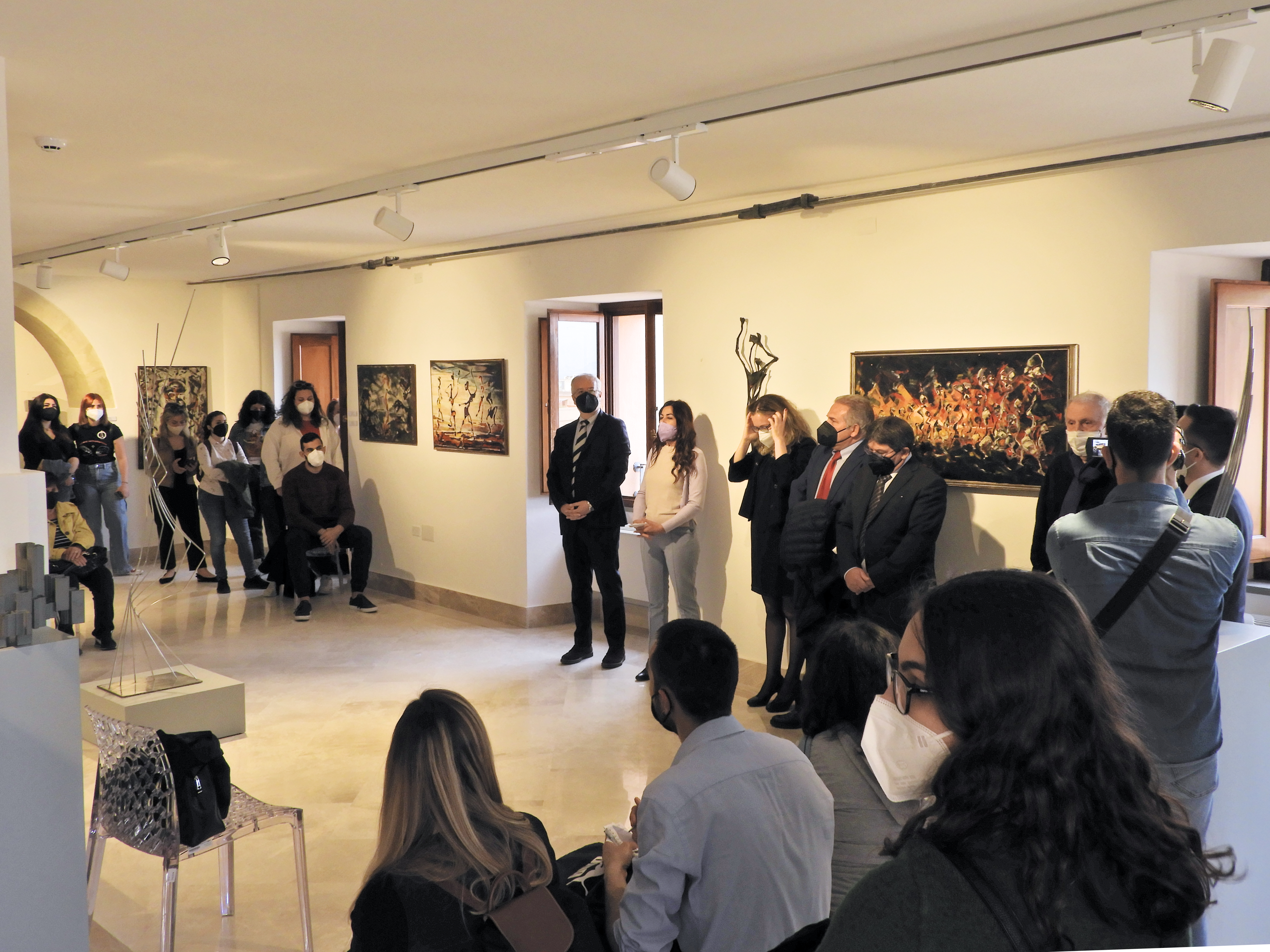 Un momento della conferenza stampa