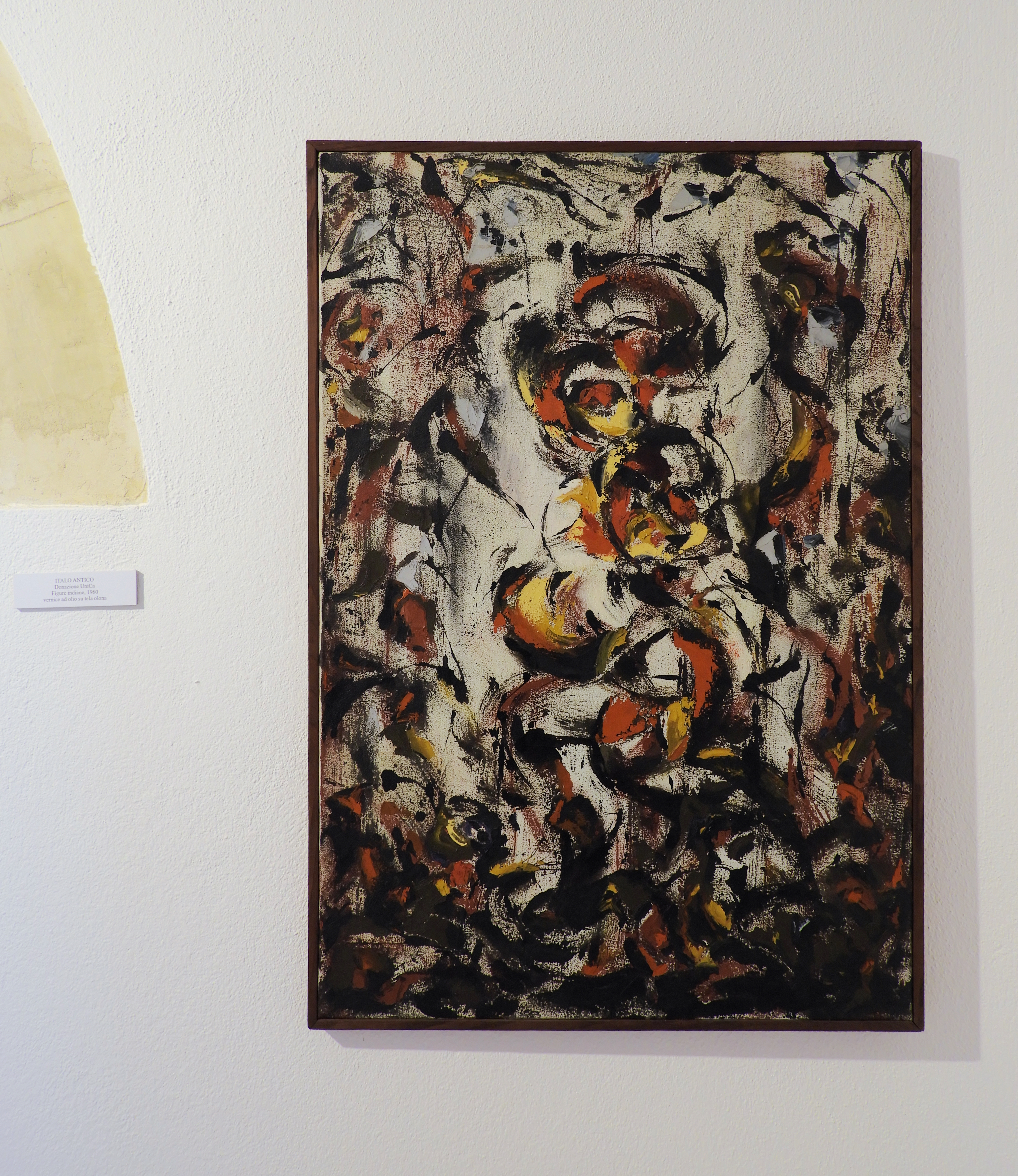 Alcune delle opere di Italo Antico esposte al MUACC