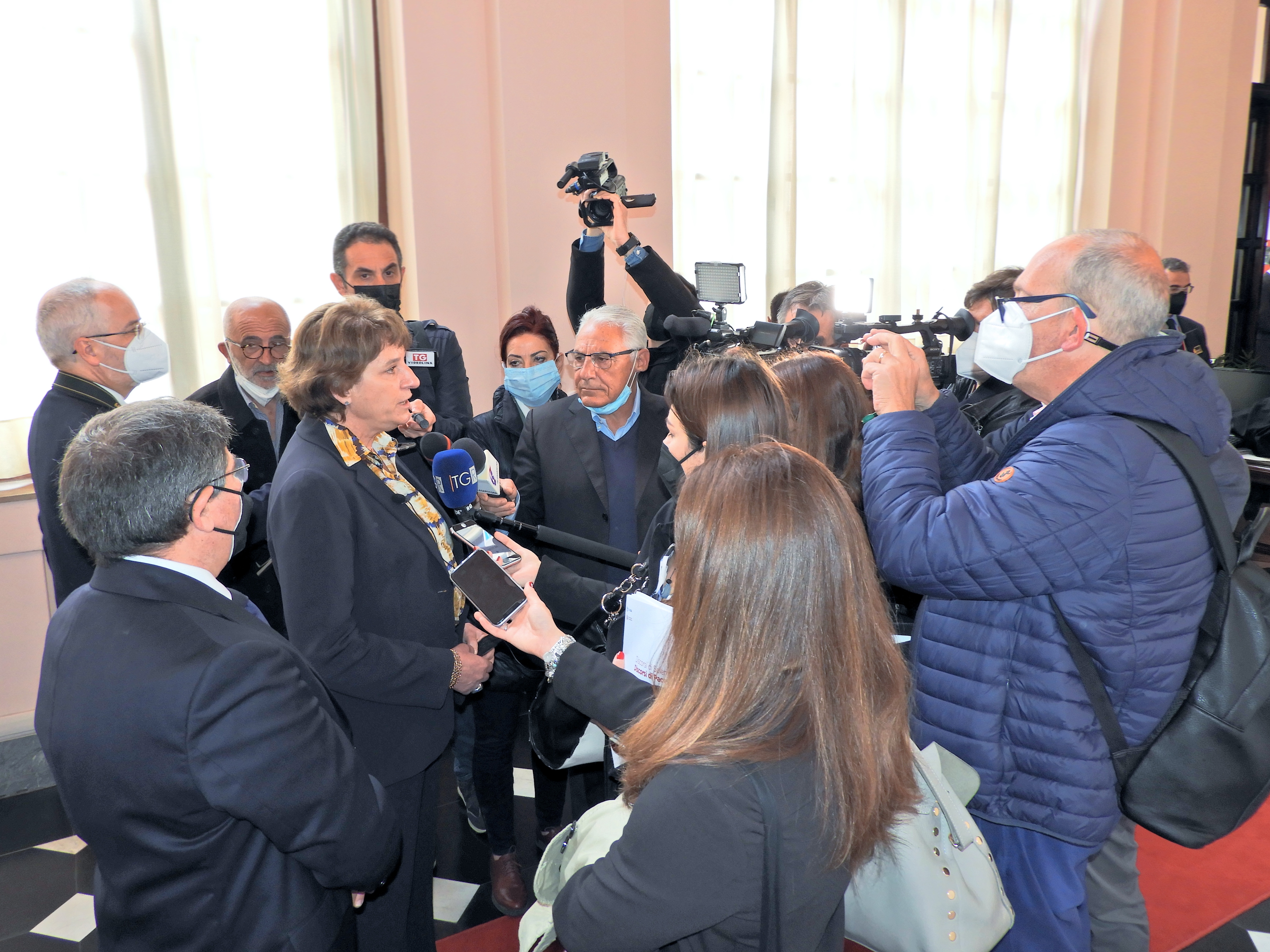 Le interviste al Ministro Maria Cristina Messa prima della cerimonia