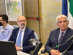 Da sinistra, Francesco Piras, Gianni Fenu e Italo Meloni
