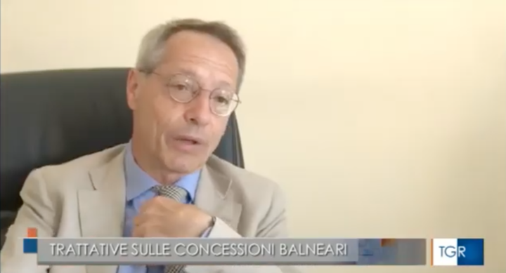 TGR RAI Sardegna - Intervista Massimiliano Piras sulle concessioni balneari