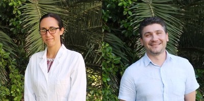 Domenica Farci e Dario Piano, i due ricercatori che hanno guidato il team