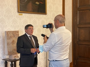 Cagliari. Il professor Mola intervistato da Marco La Picca (Videolina)