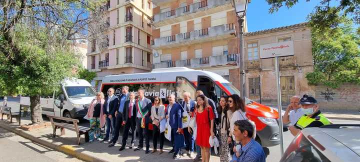 Il gruppo in partenza per Porto Flavia