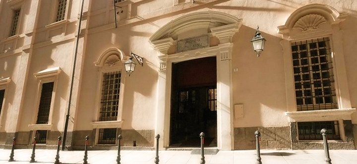 L'ingresso di Palazzo Belgrano