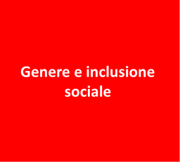 Genere e inclusione sociale