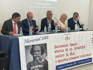 Da sinistra, Francesco Mola, Mario Nieddu, Giancarlo Ghirra, Irma Ibba e Alessandro Corona