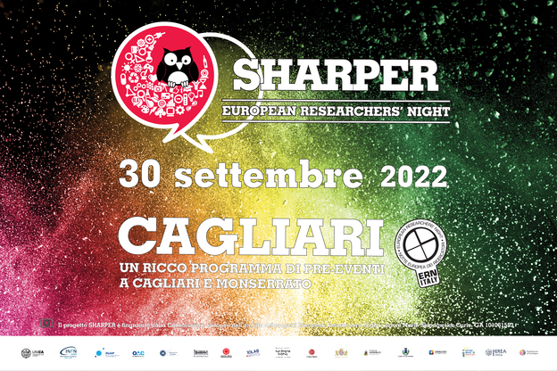 Il banner che ha promosso l'evento clou di SHARPER 2022, il 30 settembre a Cagliari