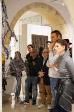 Il pubblico in visita alla mostra