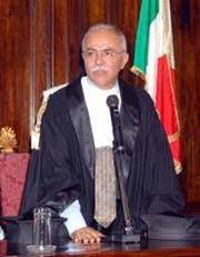 Gavino Faa in aula magna (archivio unica.it)