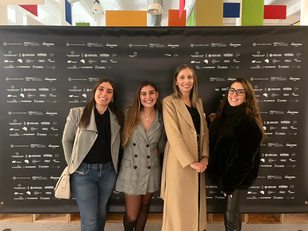 Il team del Crea impegnato in The Shifters: da sinistra, Francescca Carboni, Francesca Sanna, Laura Poletti e Giulia Etzi