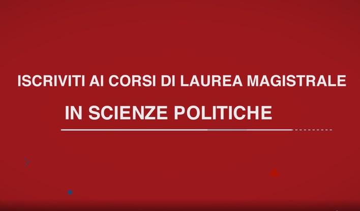Presentazione dei corsi di laurea magistrale