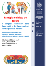 I congedi &laquo;familiari&raquo; delle lavoratrici e dei lavoratori nel diritto positivo  italiano