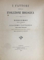 I fattori dell'evoluzione biologica