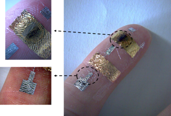 Un altra foto del tatuaggio eletronico