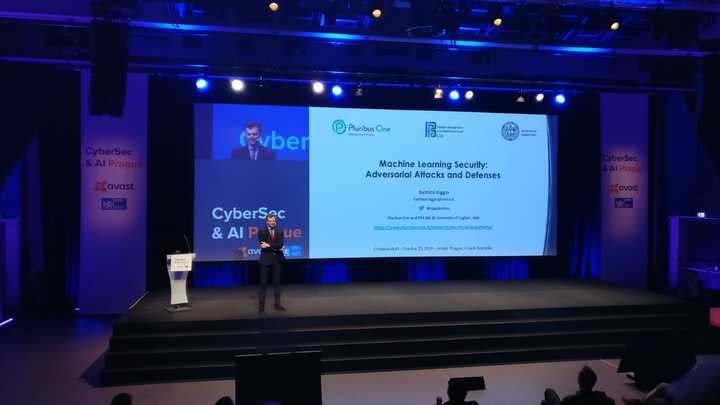 Battista Biggio durante il suo intervento all'importante appuntamento organizzato da AVAST