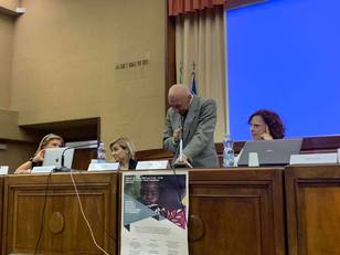 L'intervento del professor Alpa ai lavori dell'iniziativa organizzata al Palazzo di Giustizia di Cagliari