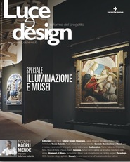 La copertina dello speciale "Illuminazione e Musei" della rivista "Luce e Design"
