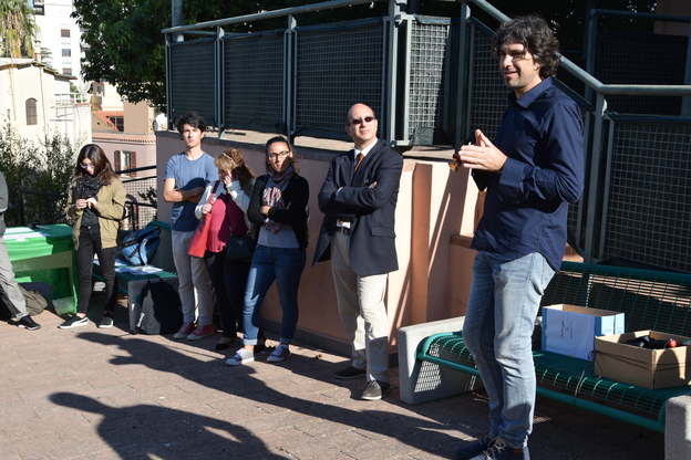 L'intervento di Gianluca Iiriti, il responsabile per la gestione del verde dell'Ateneo cagliaritano che ha contribuito alla realizzazione dell&rsquo;evento nell&rsquo;ambito del programma "UniCaVerde&rdquo;