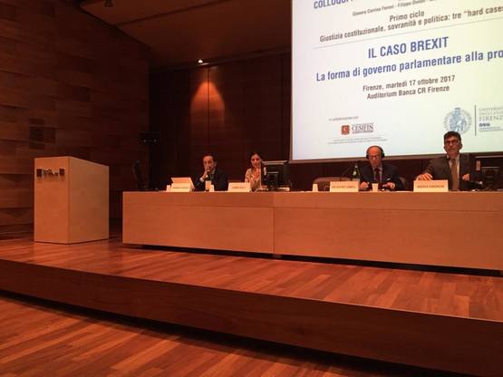 Il prof. Gianmario Demuro ai Colloqui fiorentini di Diritto costituzionale organizzati dal Dipartimento di Scienze Giuridiche dell'Universit&agrave; di Firenze