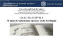Ciclo di attività "70 anni di Autonomia speciale della Sardegna"