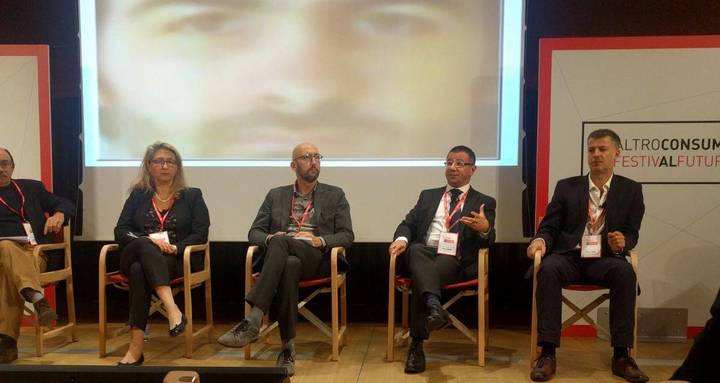 Il prof. Gian Luca Marcialis al convegno di FestivalFuturo