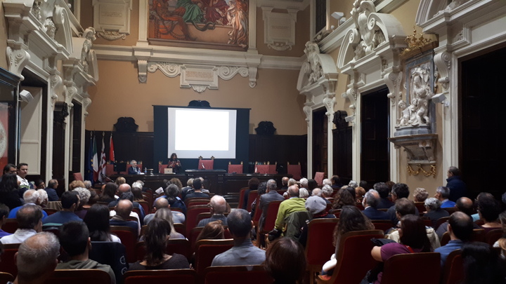 Elena Aprile e la materia oscura - Rettorato di Cagliari, 7 novembre 2017