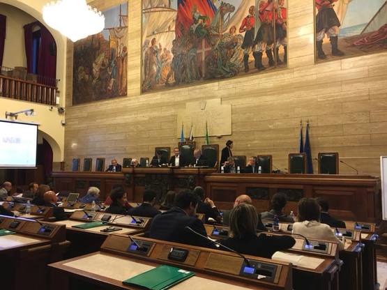 La seduta del Consiglio comunale