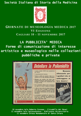 Giornate di museologia medica, vedi a fondo pagina il link al programma