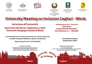 University Meeting on Inclusion, Cagliari – Minsk
