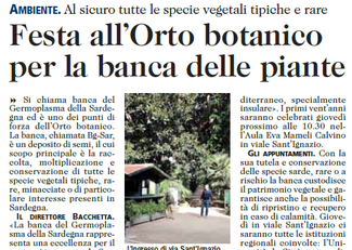 L'Unione Sarda di marted&igrave; 12 dicembre 2017