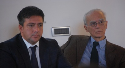 Massimo Temussi (direttore ASPAL) con Antonello Sanna