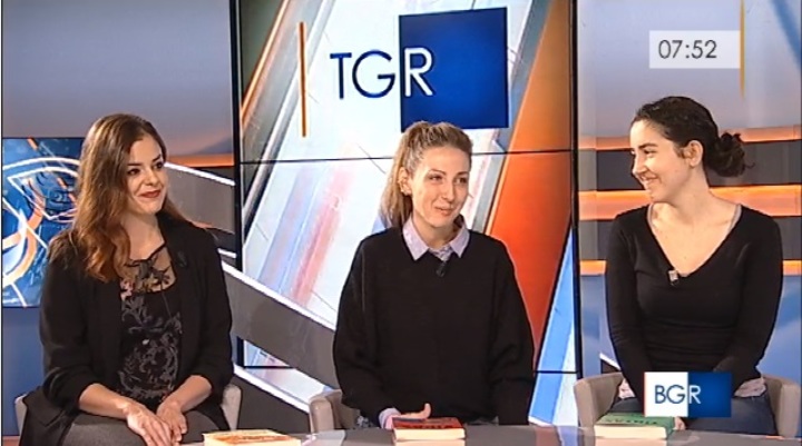 Giulia Gazzaniga, Paola Moreddu e Ilaria Camboni ospiti in studio al TG della RAI