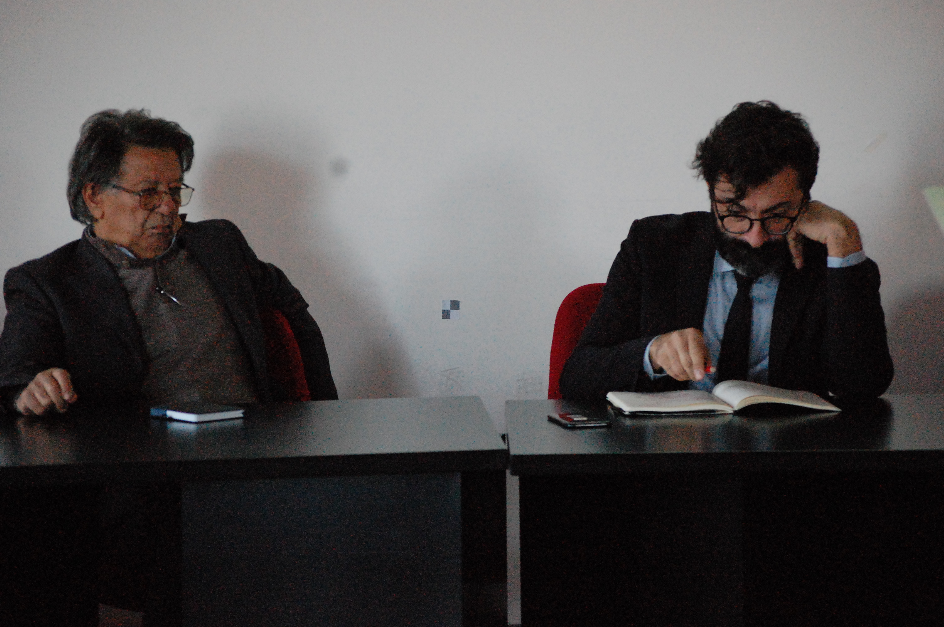 Carlo Argiolas e Giuseppe Martino di Giuda (Politecnico di Milano), coordinatori del corso