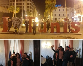 I ragazzi di UniCa a Tunisi e gli studenti dell'Università di Jendouba in Rettorato a Cagliari