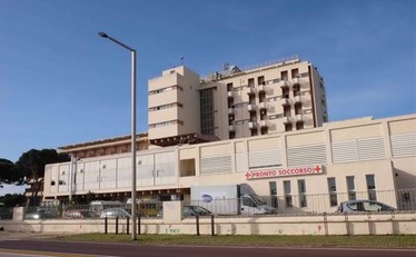 Cagliari. Una veduta dell'ospedale Marino, sede delle attività del team coordinato da Antonio Capone
