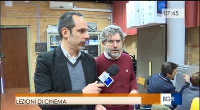 Antioco Floris intervistato da Mauro Scanu per il TgR della RAI