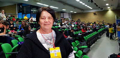 Maria Polo, responsabile dell'organizzazione locale dei Campionati internazionali di Giochi Matematici