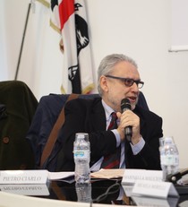 Costituzionalista, saggista, esperto di diritti e comunicazione, Pietro Ciarlo dal 2015 è pro rettore dell'ateneo di Cagliari